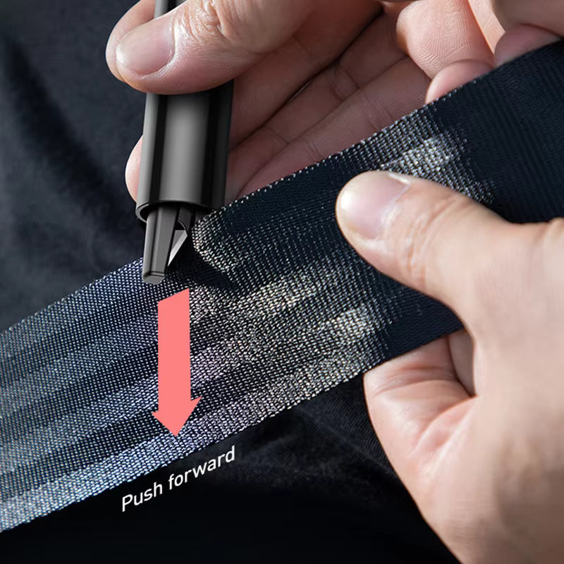 Baseus Car Safety Hammer – Emergency Window Breaker & Seat Belt Cutter Escape Tool