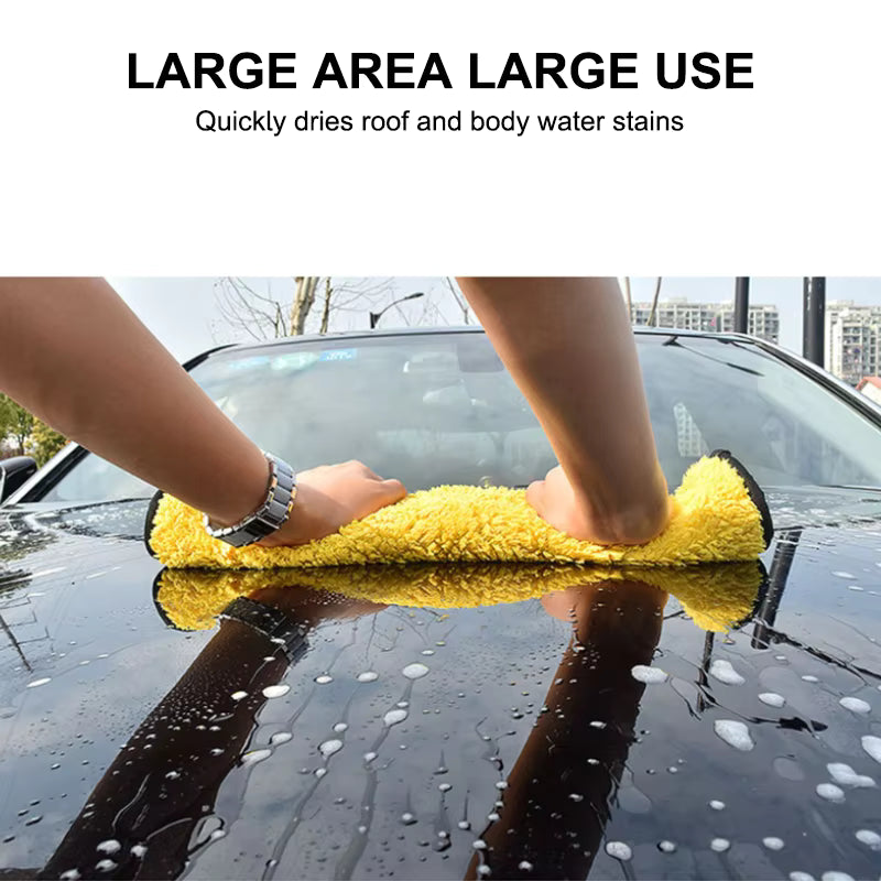 SEAMETAL Microfiber Car Wash Towel – Ultra Absorbent Detailing & Drying Cleaning Cloth