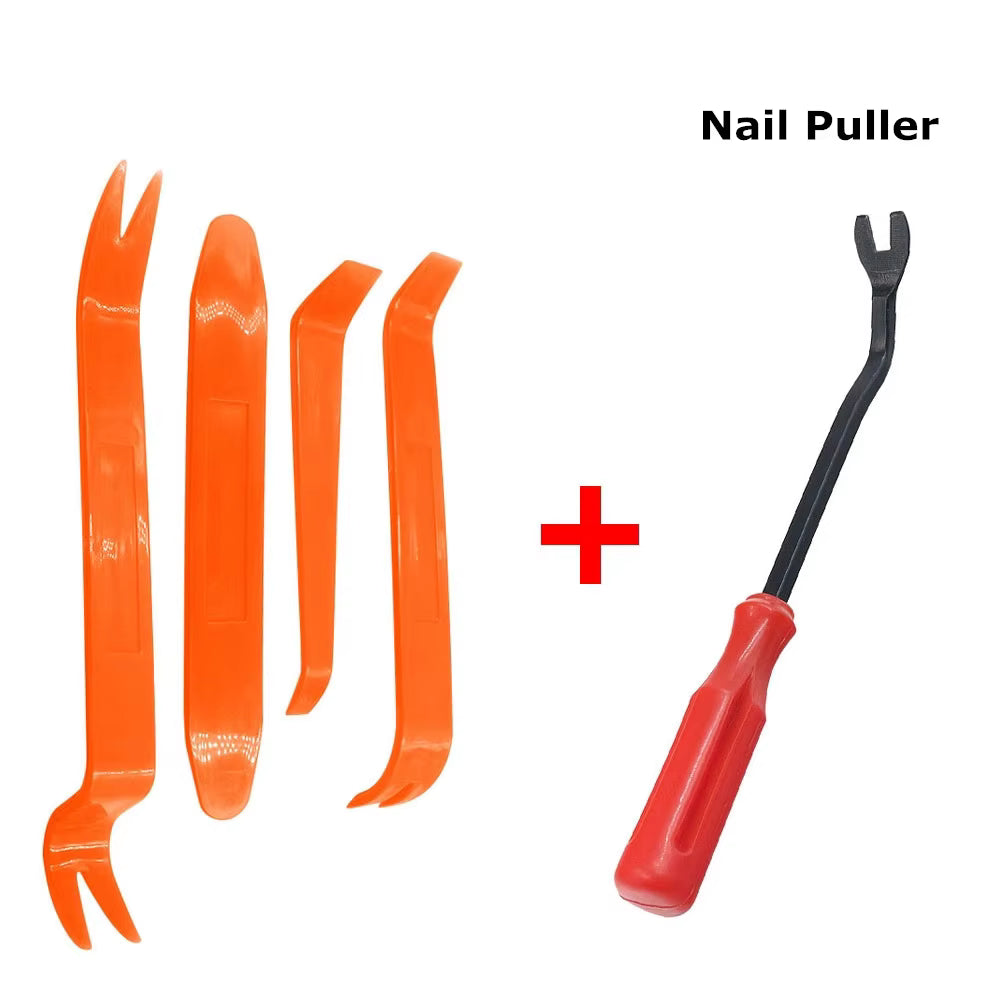 4PCS Car Trim Removal Tool Kit – Portable Panel Pry Tools for Dash, Door & Audio Repair