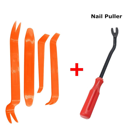 4PCS Car Trim Removal Tool Kit – Portable Panel Pry Tools for Dash, Door & Audio Repair