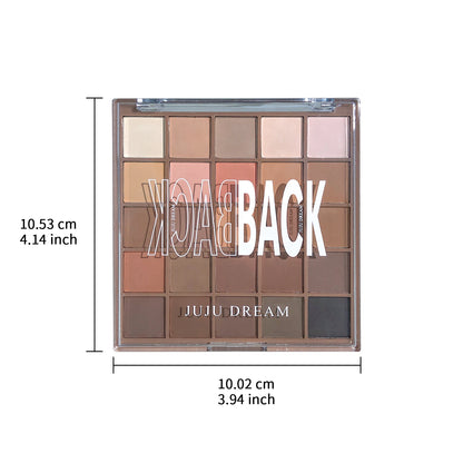 25 Color Eyeshadow Palette – Matte & Shimmer Nude Brown Coffee Makeup Palette