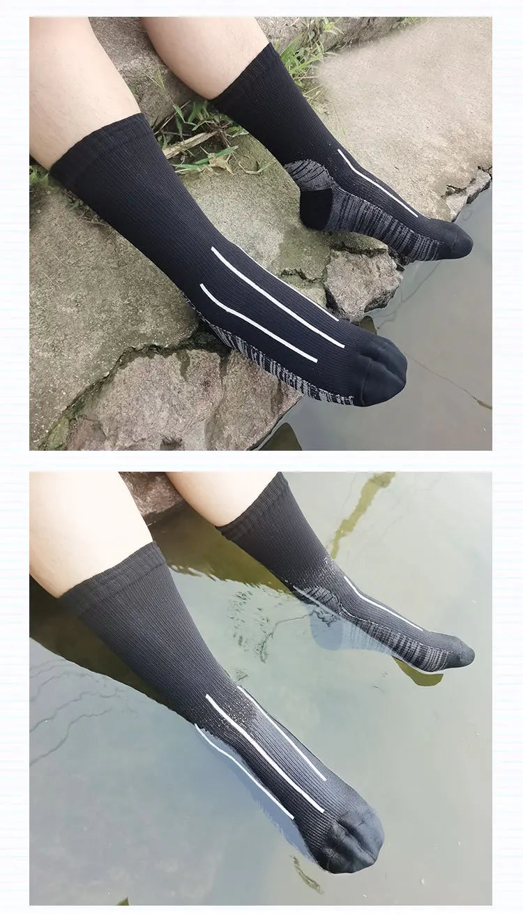 Waterproof Hiking Socks – Breathable Thermal Outdoor Socks for Skiing, Camping & Riding