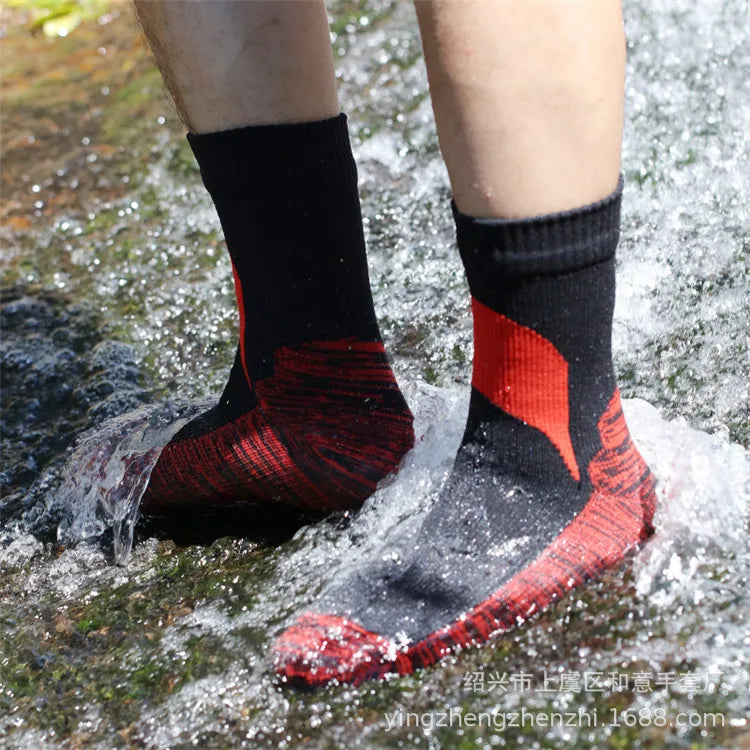Waterproof Hiking Socks – Breathable Thermal Outdoor Socks for Skiing, Camping & Riding