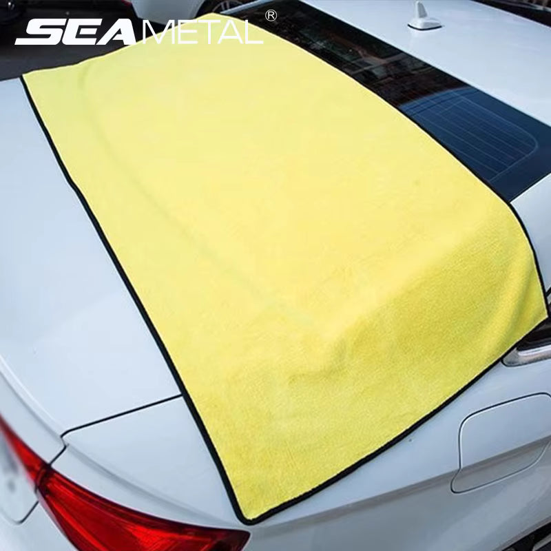 SEAMETAL Microfiber Car Wash Towel – Ultra Absorbent Detailing & Drying Cleaning Cloth