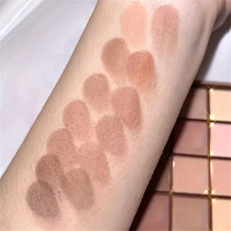 25 Color Eyeshadow Palette – Matte & Shimmer Nude Brown Coffee Makeup Palette