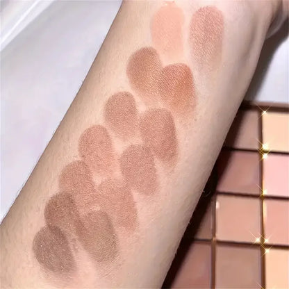 25 Color Eyeshadow Palette – Matte & Shimmer Nude Brown Coffee Makeup Palette